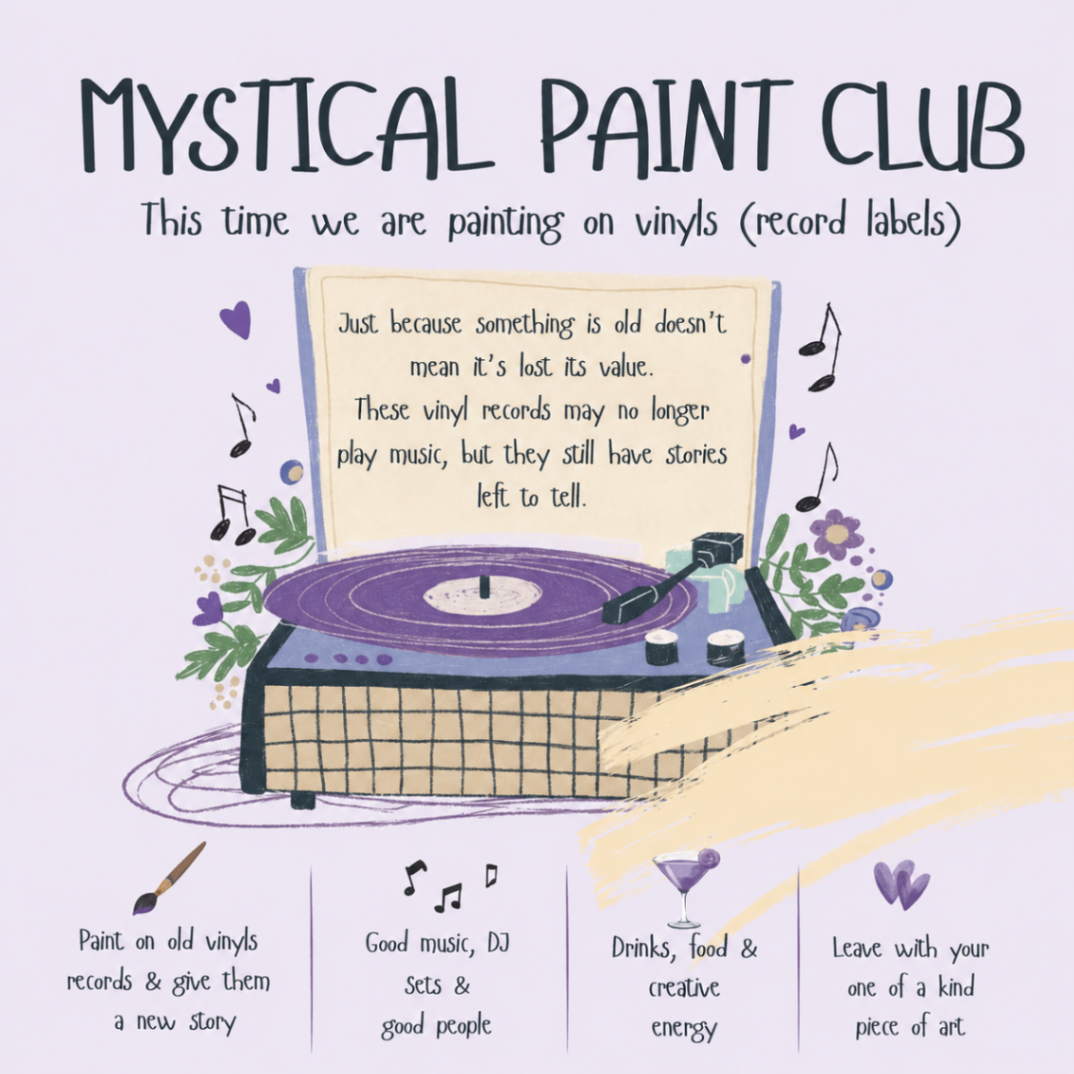 Mystical Paint Club Presents Vinyl Painting