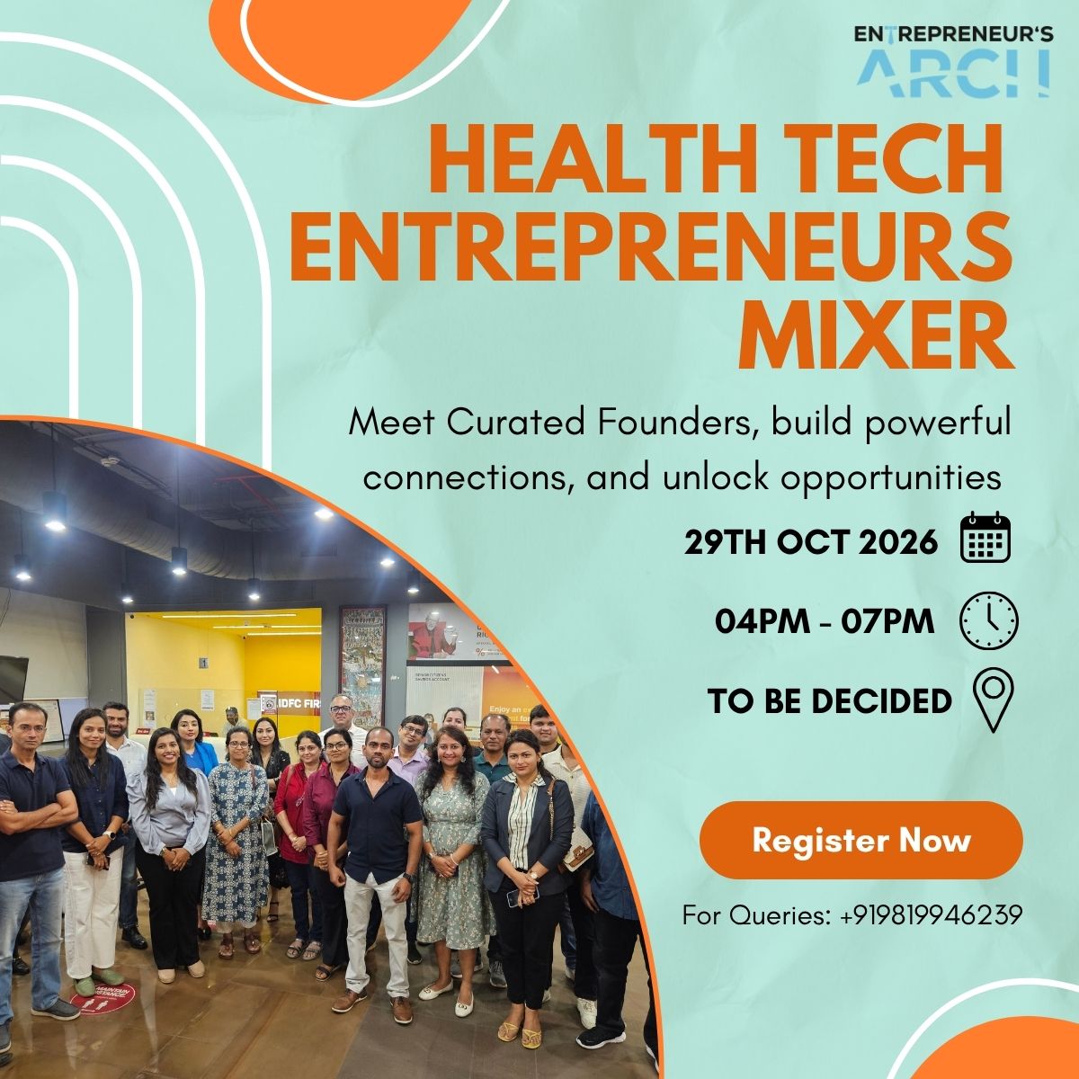 HealthTech Founder's Mixer (Mumbai)
