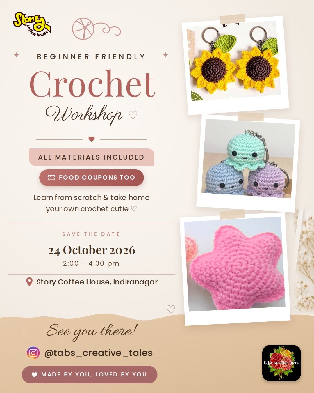 Tab's Crochet Workshop in Bengaluru