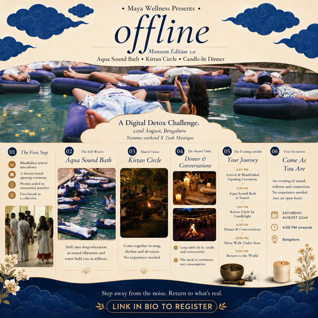 Offline Digital Detox Wellness premium Event 