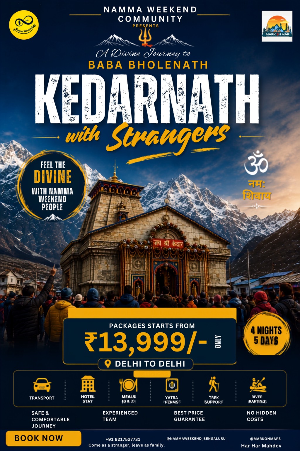 Kedarnath Yatra With strangers 