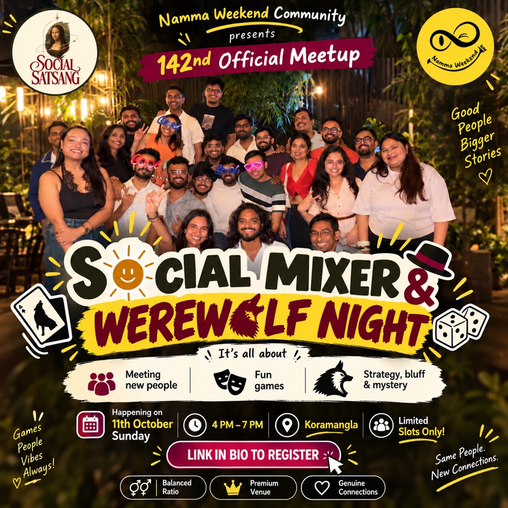   Social mixer & werewolf night  - all you need is love 