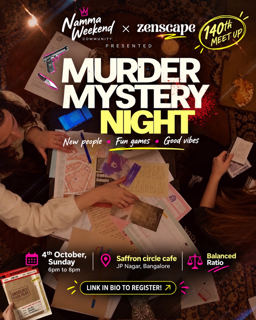Murder mystery & Social Mixer - all you need is love