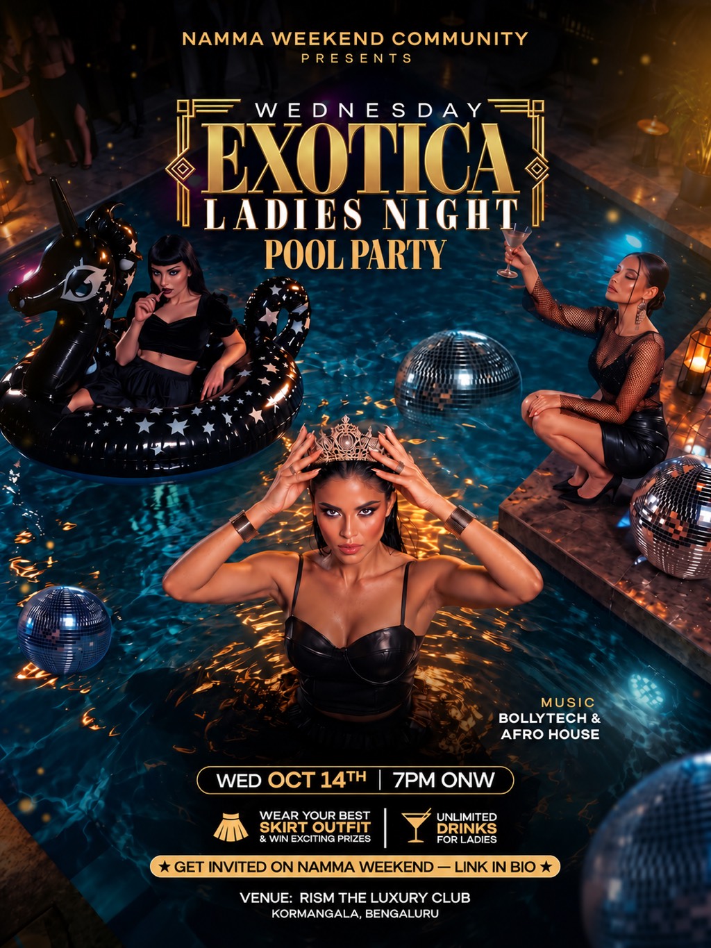 Wednesday Pool Party - 50 Invite Only in Bengaluru
