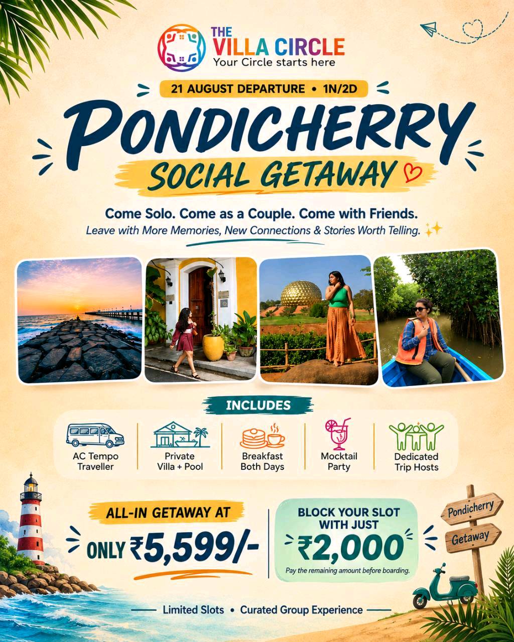 Pondicherry Trip - Social Getaway