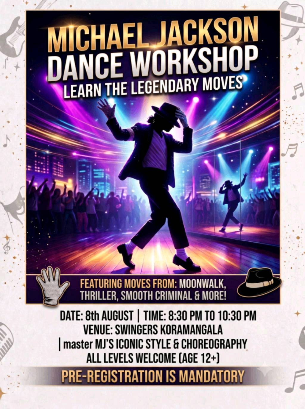 Michael Jackson Dance Workshop