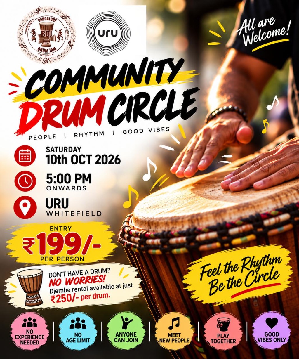Feel the Rhythm. Be the Circle. 🥁 | Community Drum Circle🪘🔥
