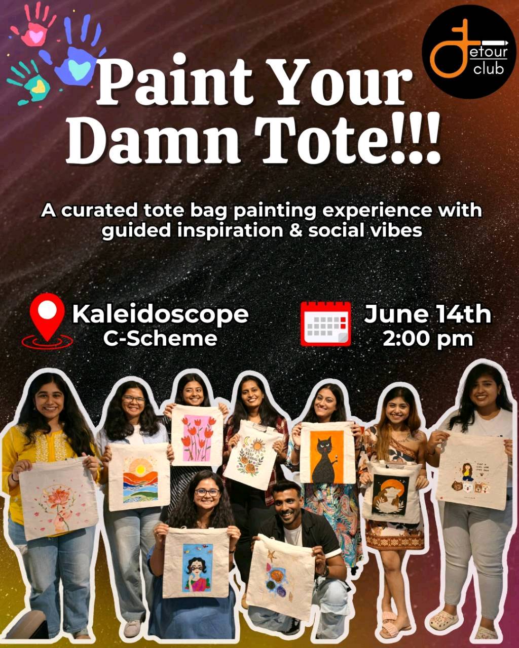 Tote Bag Painting - 1