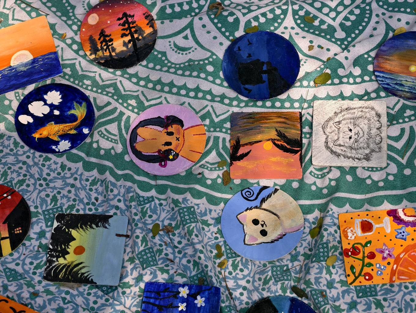 Coaster Painting Social - 5