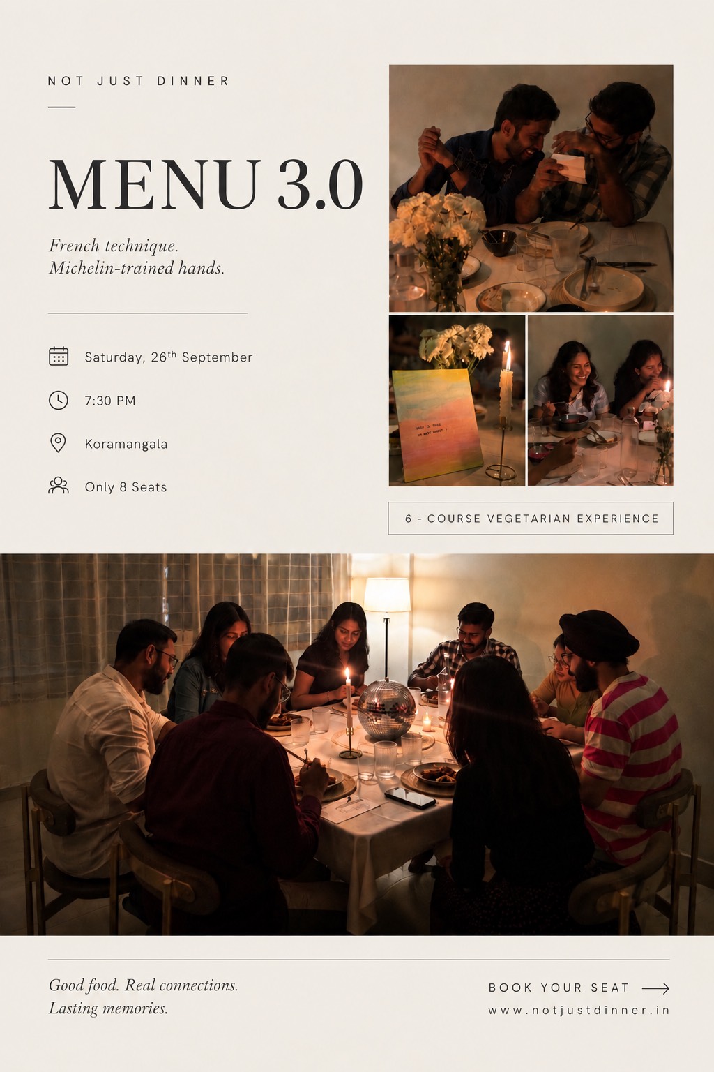 Chef’s Table by a Michelin-Trained Chef