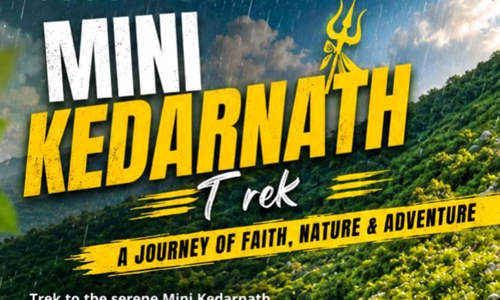 🏔️ Mini Kedarnath Trek – Independence Day × Savan Special 🇮🇳🌿