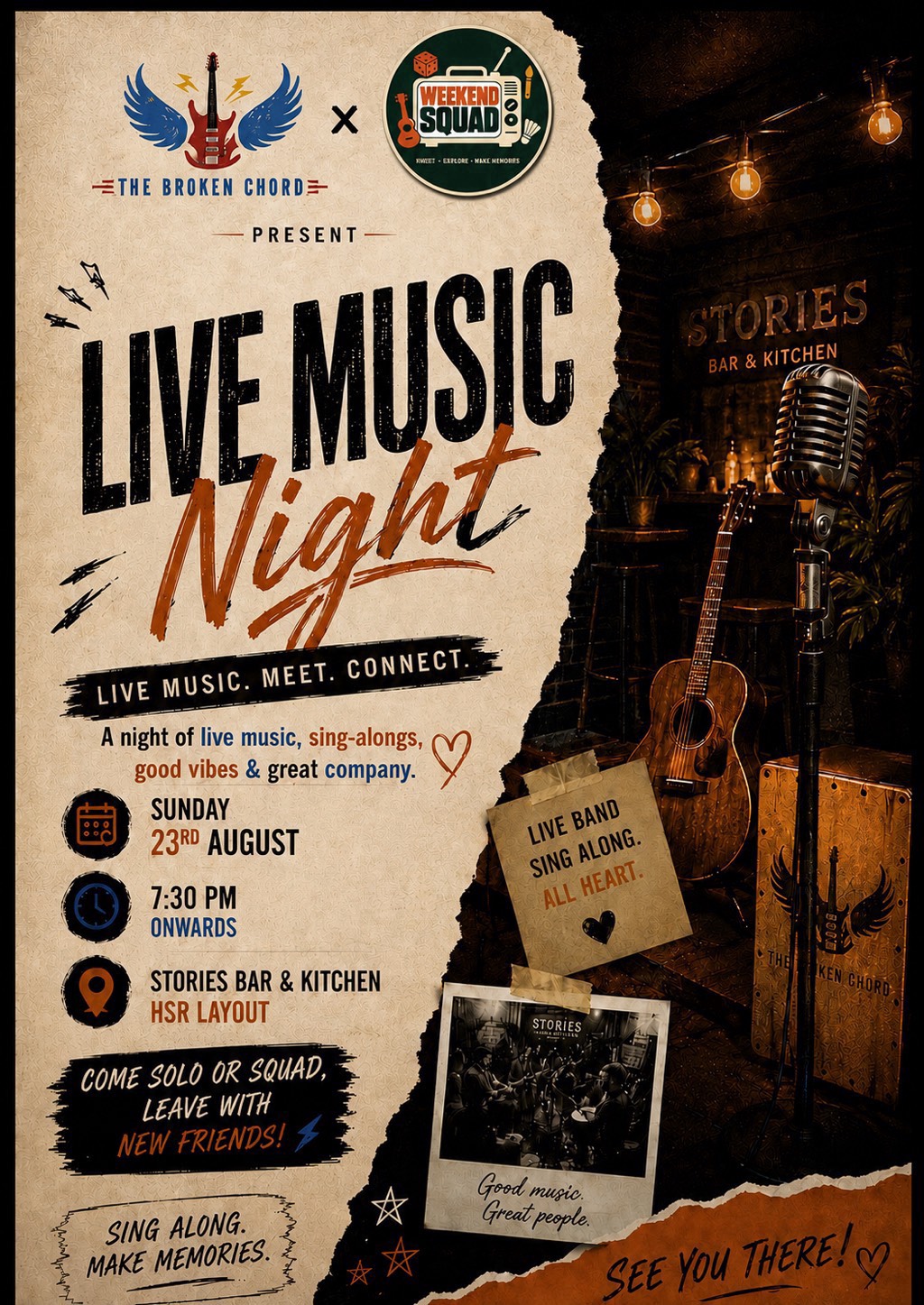 Live Music Night — The Broken Chord × Weekend Squad