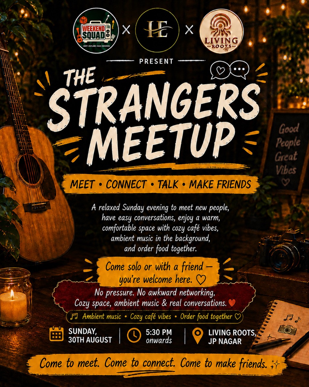 The Strangers Meetup ☕ | Meet • Connect • Make Friends