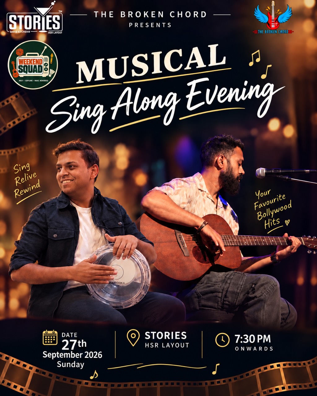 🎶 Musical Sing Along Evening | Bollywood Hits