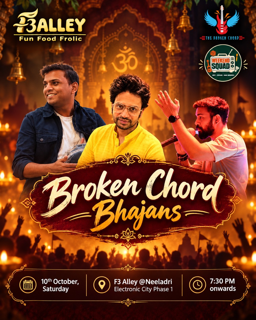 🙏 Broken Chord Bhajans | Live Devotional Evening