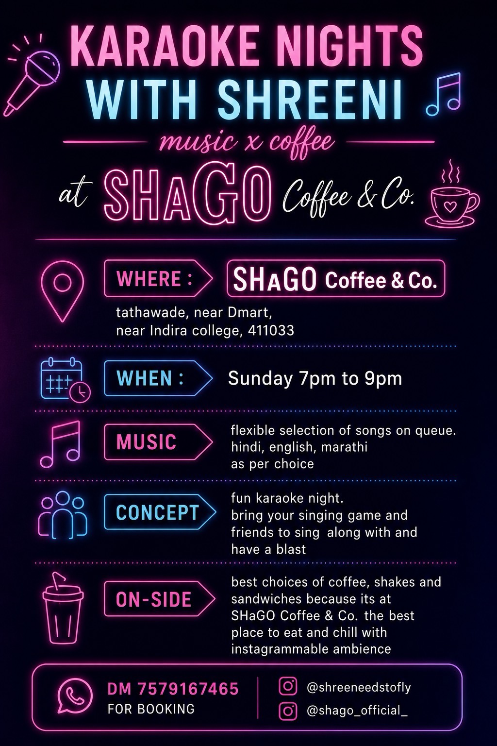 Karaoke and coffee with Shreeni - 2