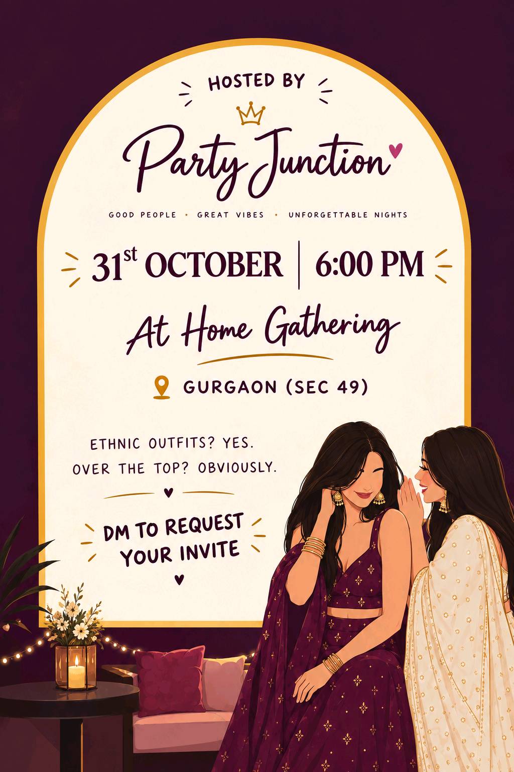 Ghar wali Diwali party 