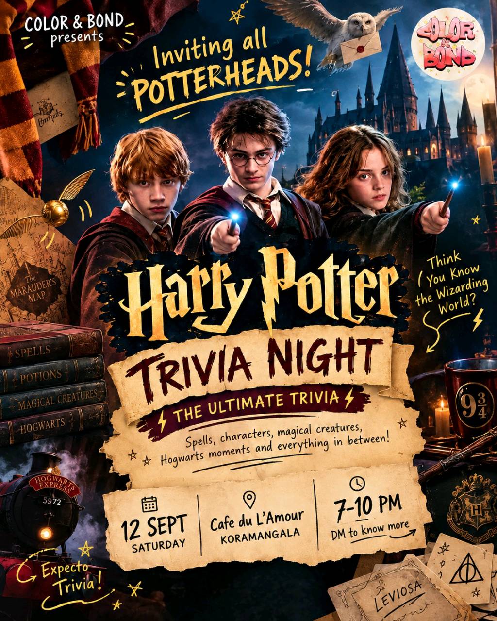 HARRY POTTER TRIVIA NIGHT