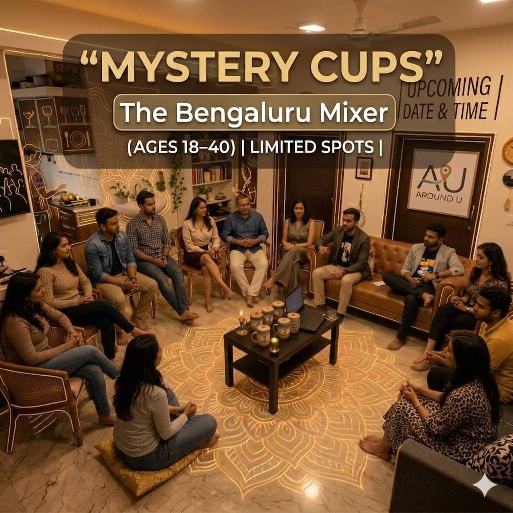 "MYSTERY CUPS"-The Bengaluru House Mixer 🏡(Ages 18–40 | Limited to Spots)