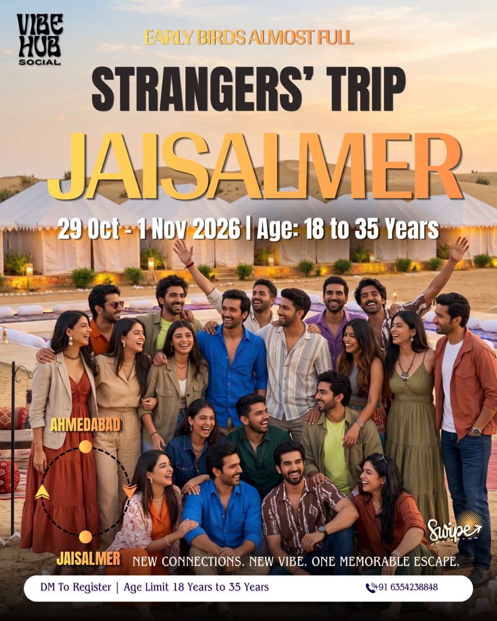Strangers' Trip To Jaisalmer (Ex-Ahmedabad)